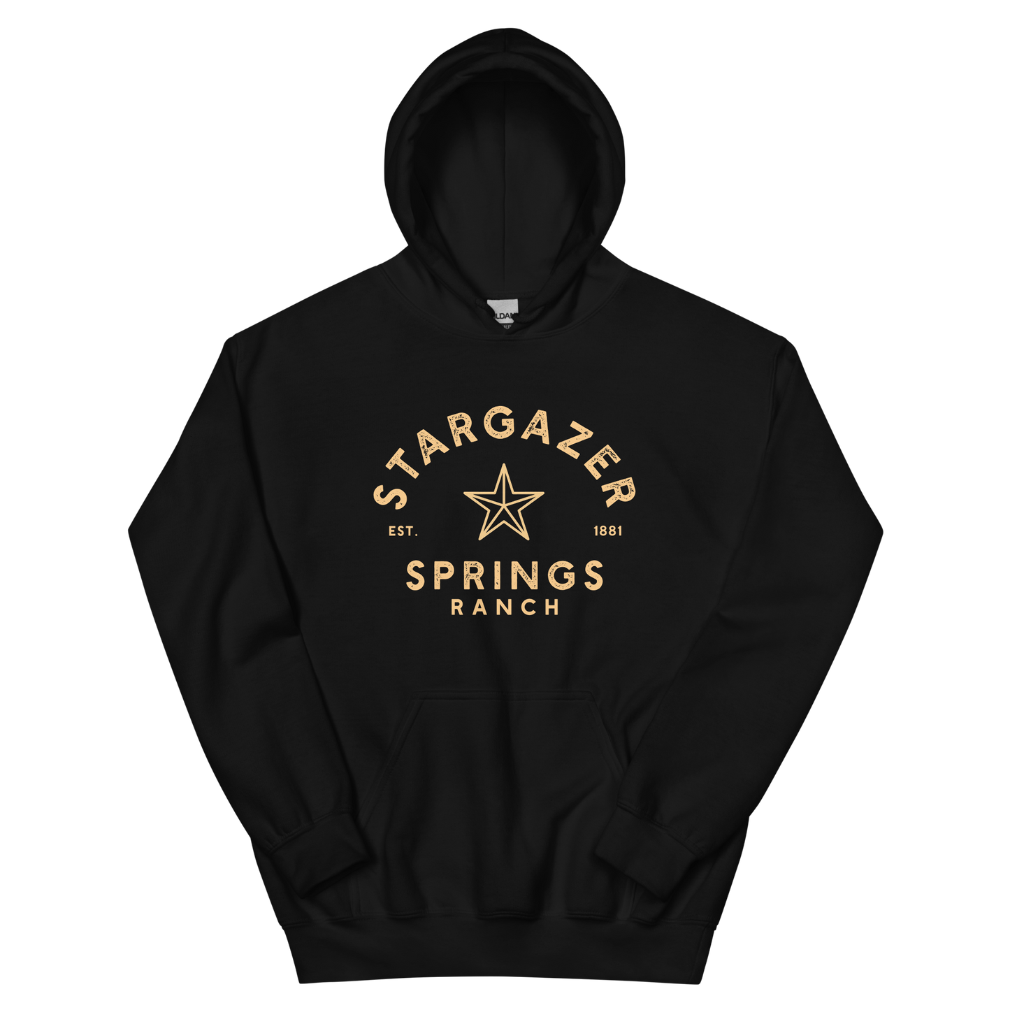 Stargazer Springs Ranch Unisex Hoodie - Yellow Logo