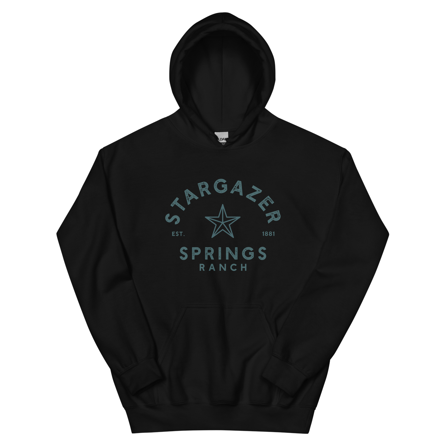 Stargazer Springs Ranch Unisex Hoodie - Blue Logo