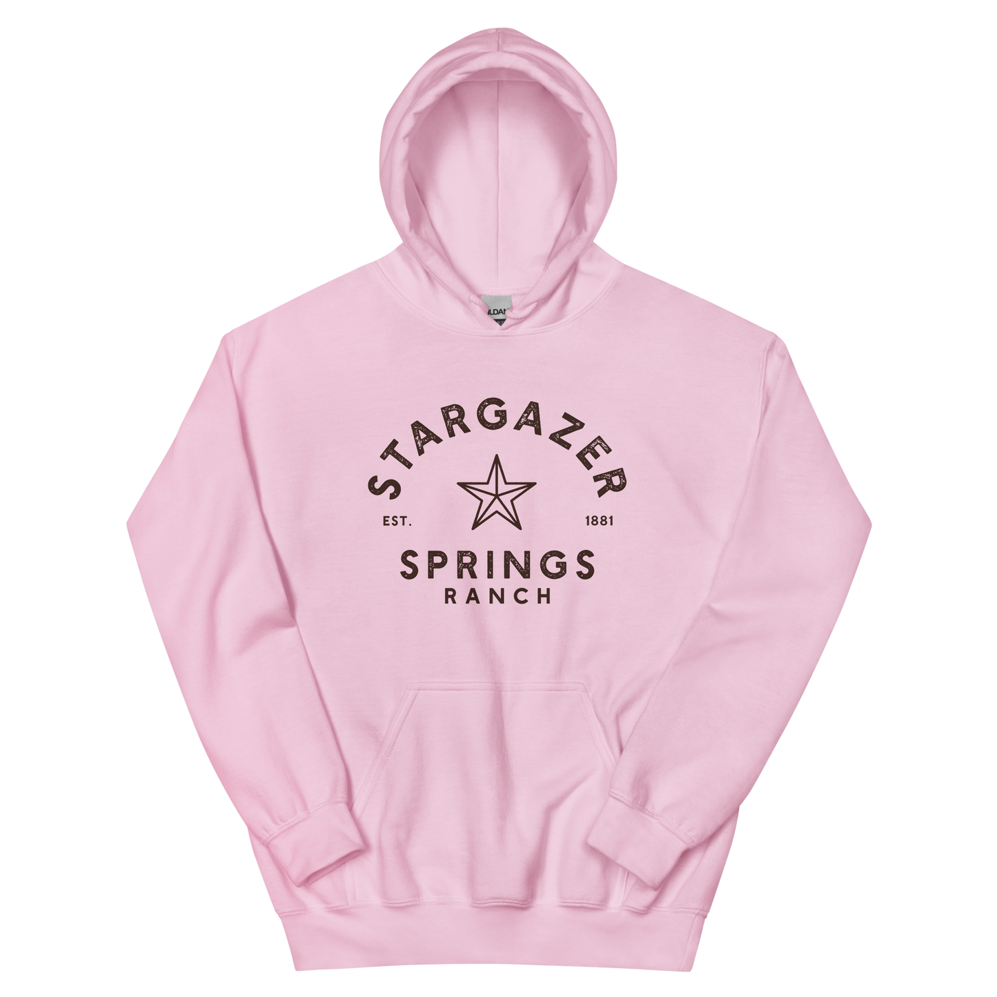 Stargazer Springs Ranch Unisex Hoodie - Brown Logo