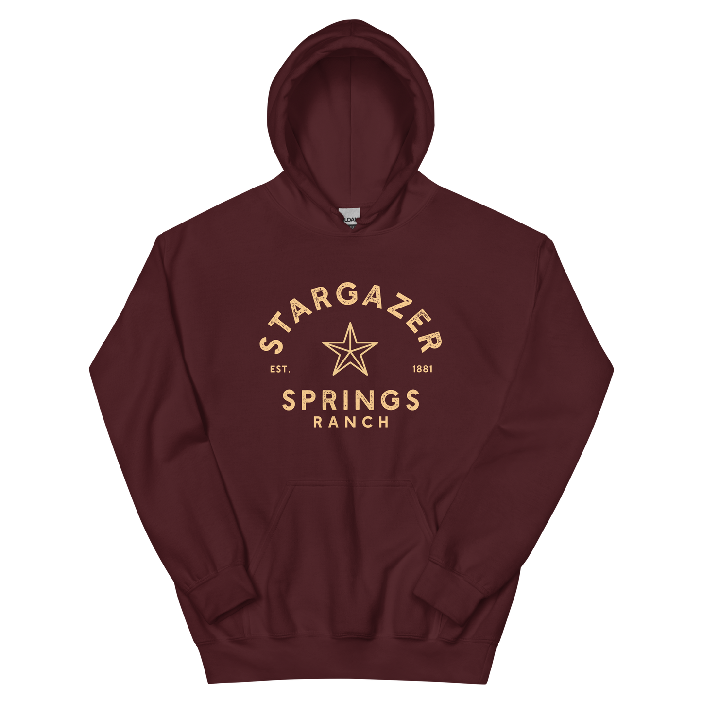 Stargazer Springs Ranch Unisex Hoodie - Yellow Logo