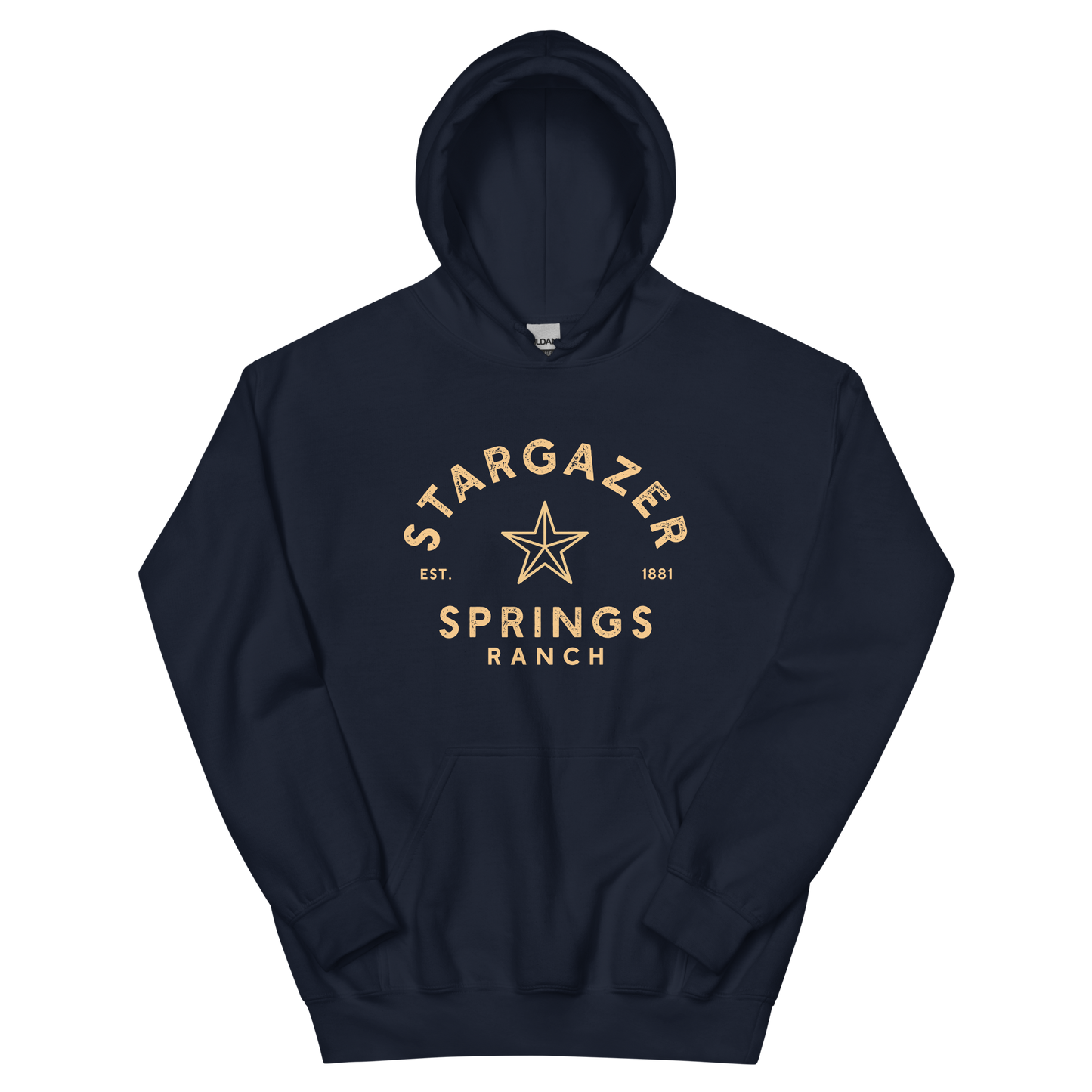 Stargazer Springs Ranch Unisex Hoodie - Yellow Logo