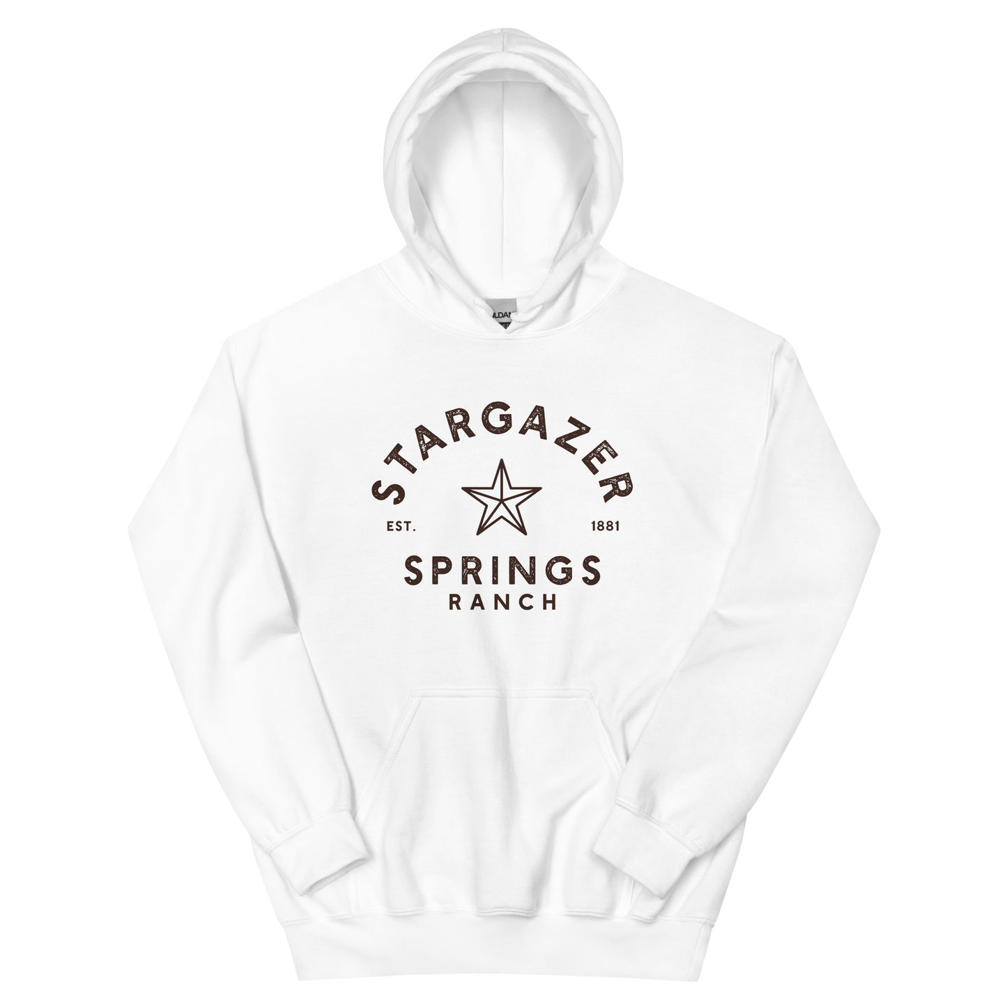 Stargazer Springs Ranch Unisex Hoodie - Brown Logo