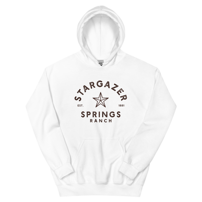 Stargazer Springs Ranch Unisex Hoodie - Brown Logo