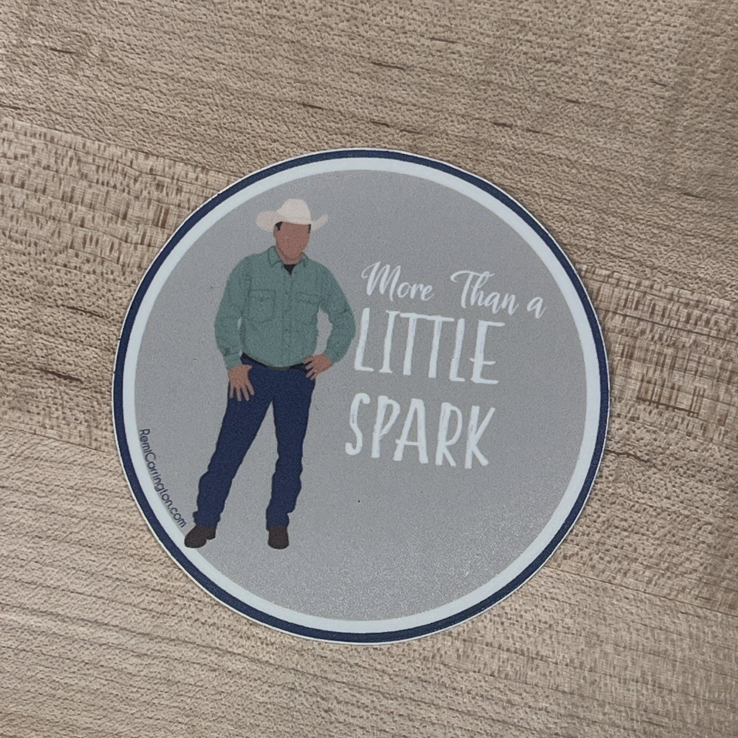 More Than a Little Spark - 3" Circle Sticker