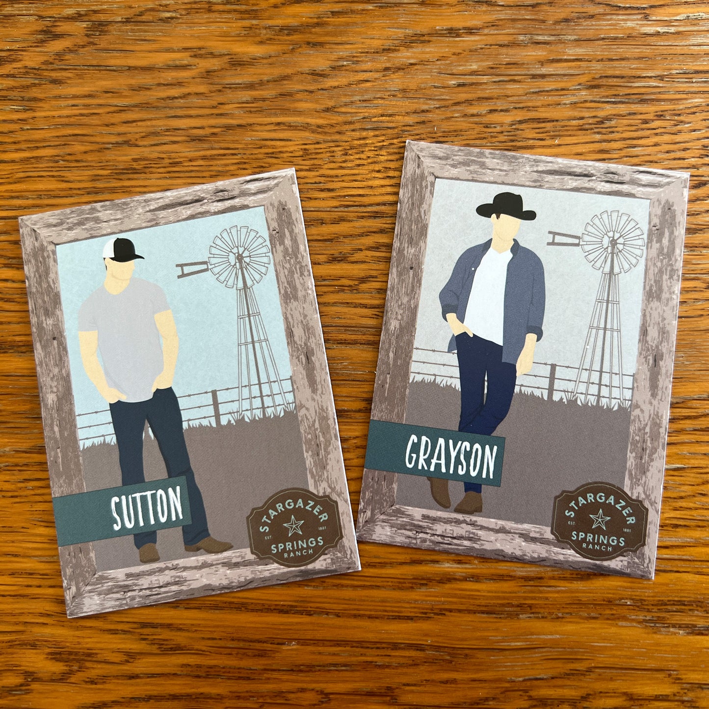 Ranch Hand Trading Cards - Sutton & Grayson