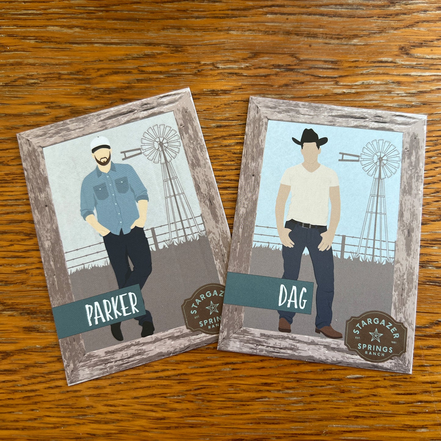 Ranch Hand Trading Cards - Parker & Dag