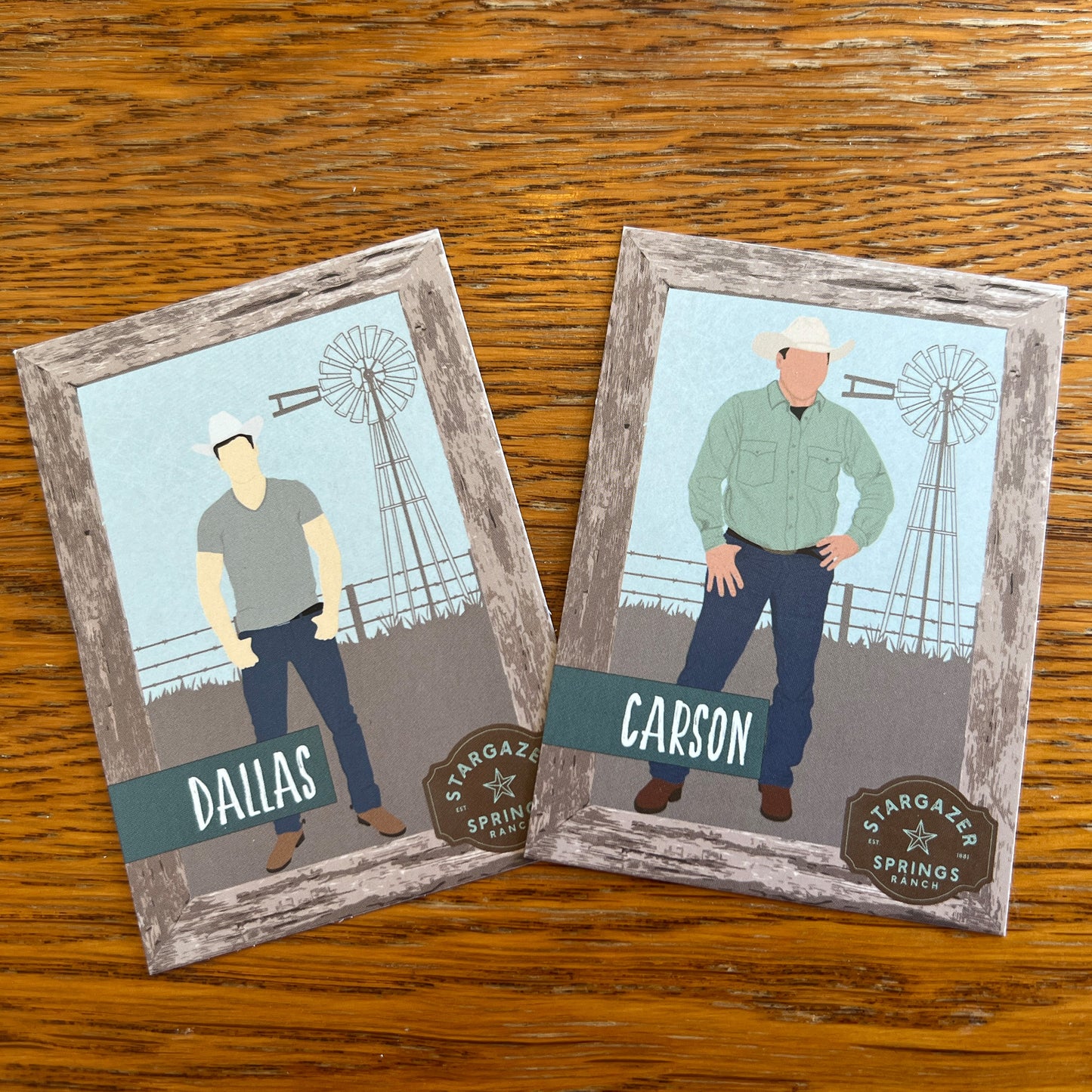 Ranch Hand Trading Cards - Dallas & Carson