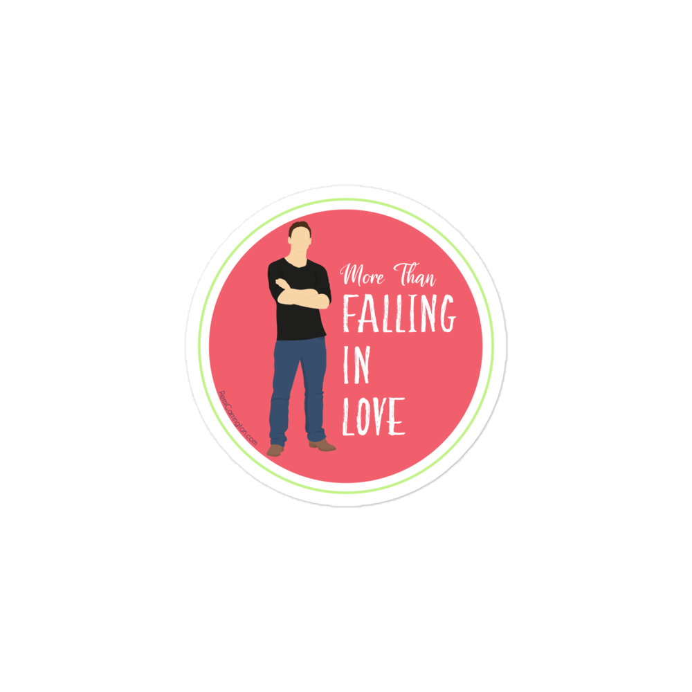 More Than Falling in Love 3-in Circle Sticker